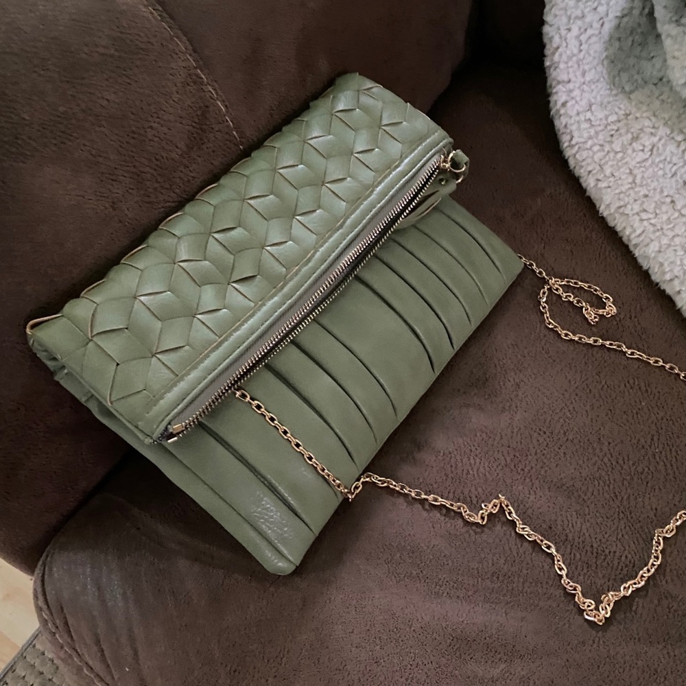 Green clutch/purse